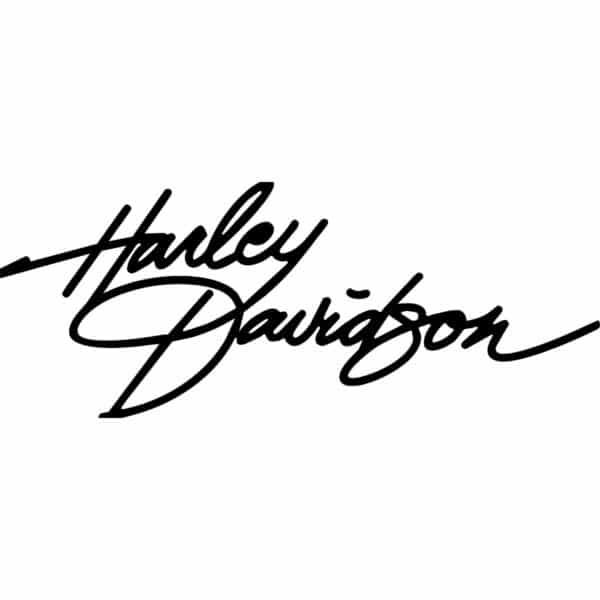 Harley Davidson Script Decal