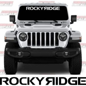 Rocky Ridge Windshield Banner