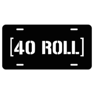 40 Roll Aluminum License Plate
