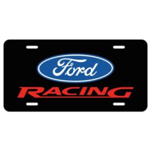 Ford Racing Aluminum License Plate