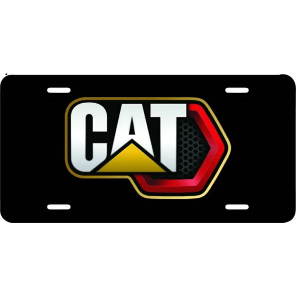 Caterpillar Aluminum License Plate