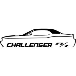 Challenger R/T Silhouette Decal