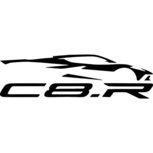 Corvette C8R Silhouette Decal