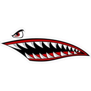 Flying Tiger Bomber Plane Decal