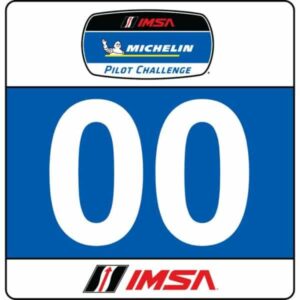 IMSA GS Number Plate Decal