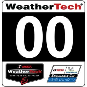 IMSA GTP Number Plate Decal