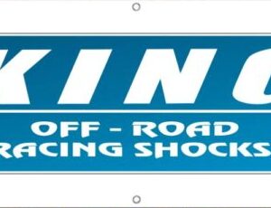 King Off Road Racing Shocks Garage Banner