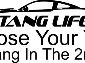 Stang Life Mustang Silhouette Decal