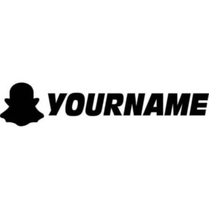 Custom Snapchat Decal
