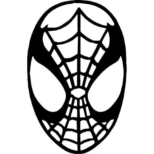 Spiderman Head Decal