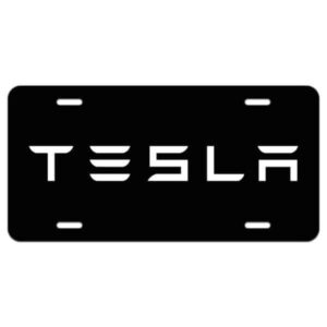 Tesla Aluminum License Plate