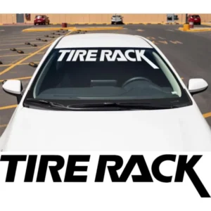 Tire Rack Windshield Banner