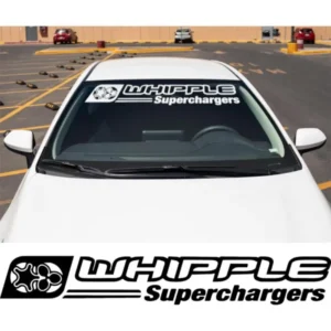 Whipple Superchargers Windshield Banner